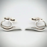 LANDforms Silver Cufflinks
