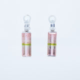 LANDforms Watermelon Tourmalines and Diamond Drop earrings