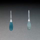 'Vine' Chalcedony and Diamond Earrings