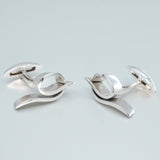 LANDforms Silver Cufflinks