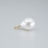 Mignon South Sea Pearl and Diamond Pendant