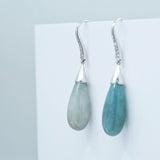 'Vine' Chalcedony and Diamond Earrings