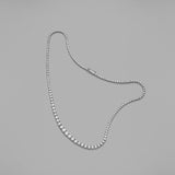 Extra Large Graduated Diamond Necklace  - 10-15.00cts