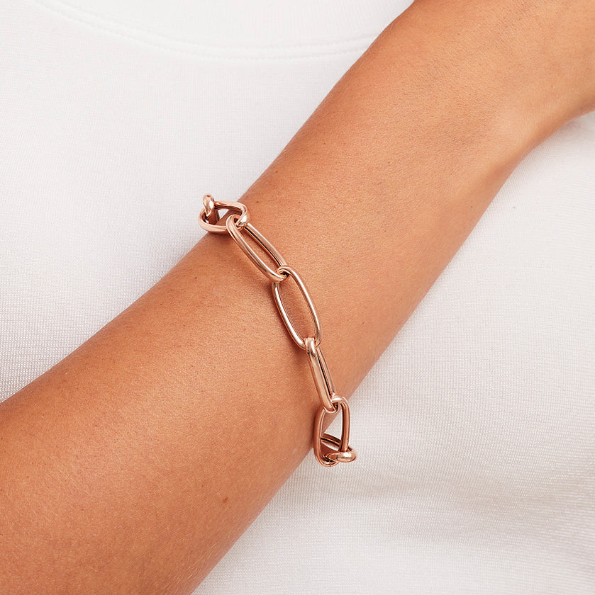 'Marcello' Oval Link Bracelet