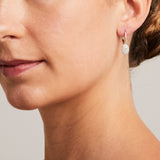 'Mignon' Diamond Drop Earrings in Platinum