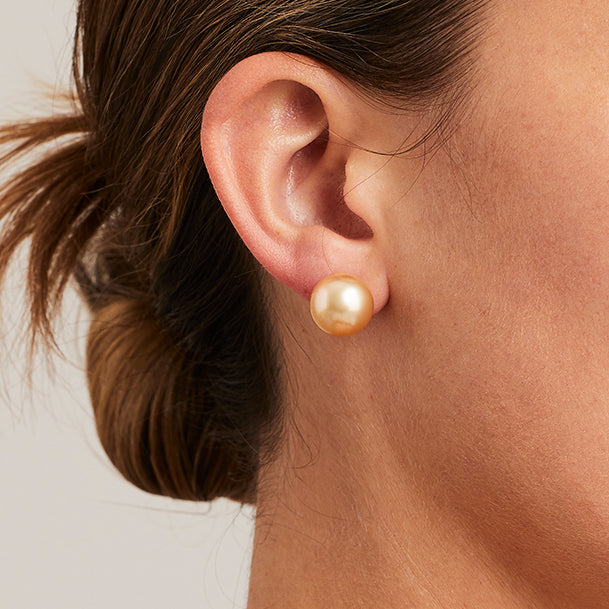 South sea pearl stud earrings top