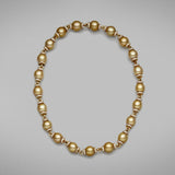 'Dorado' Golden South Sea Pearl & Diamond Necklace