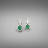'Sagitta’ Emerald & Diamond Earrings