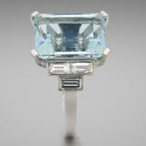 'Volans' Aquamarine Ring