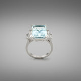 'Volans' Aquamarine Ring