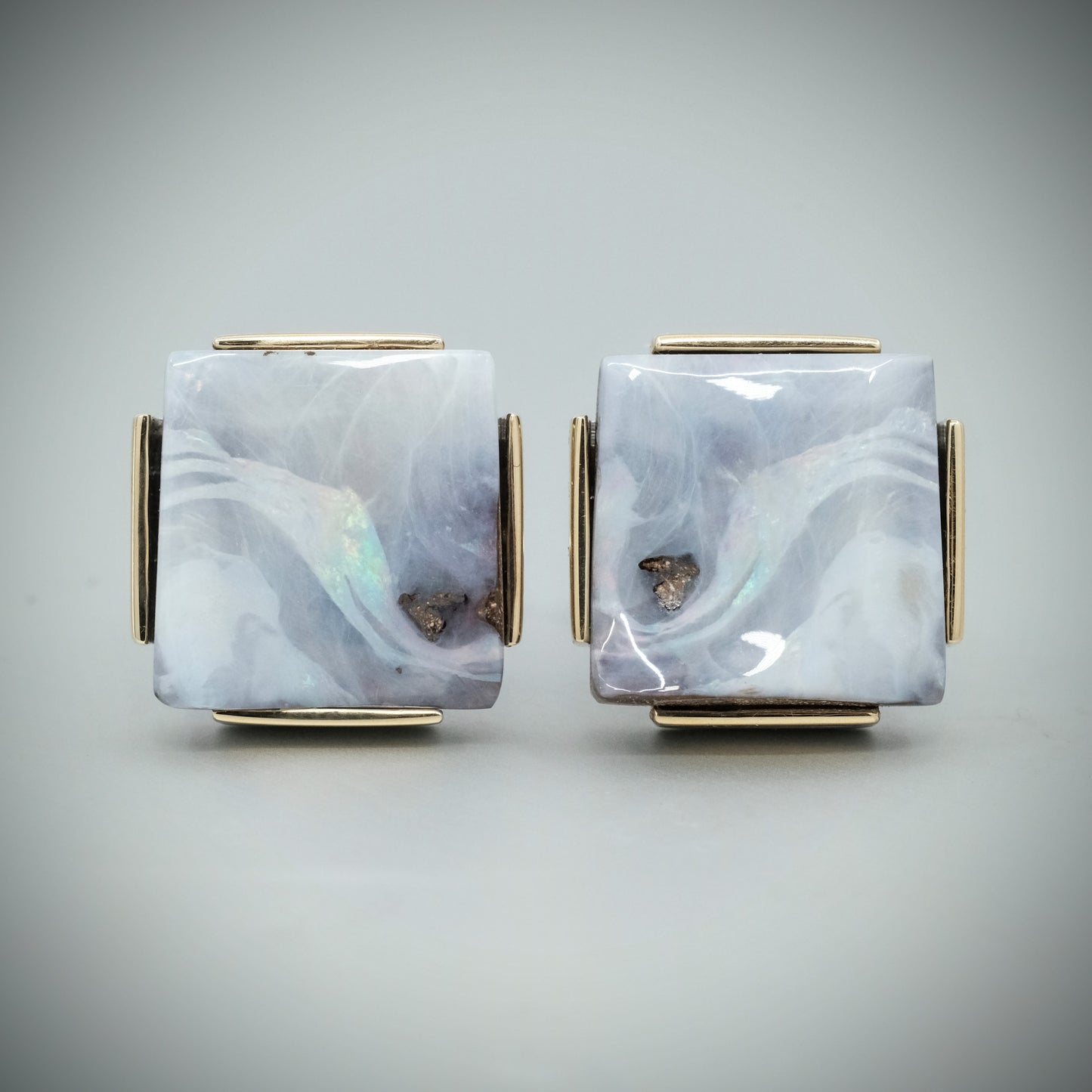 'Krest' Boulder Opal Cufflinks