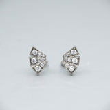 'Apus' Diamond Studs, wide