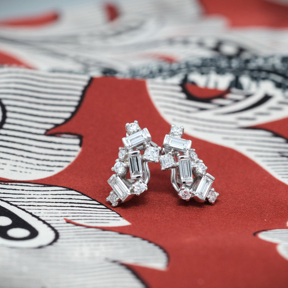 'Russe' Diamond Earrings - 1.80ct