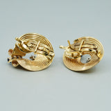 'Estate' Diamond and Spinel Earrings