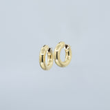 Estate - 18ct yellow gold Hoop Earrings