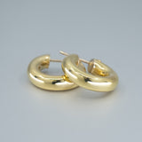 Estate - 18ct yellow gold Hoop Earrings