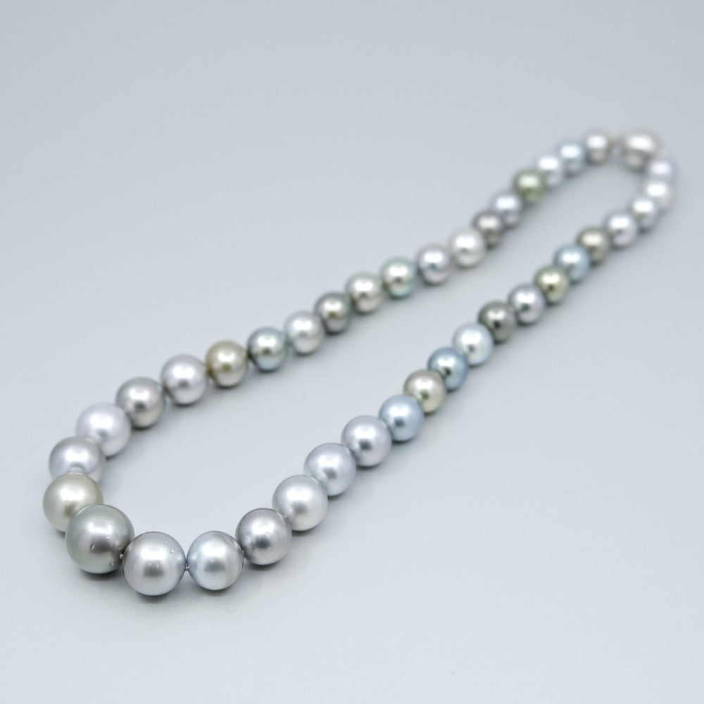 
                      
                        Silver Tahitian Pearl Strand Necklace
                      
                    