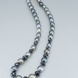 Tahitian Pearl and Black Diamond Strand