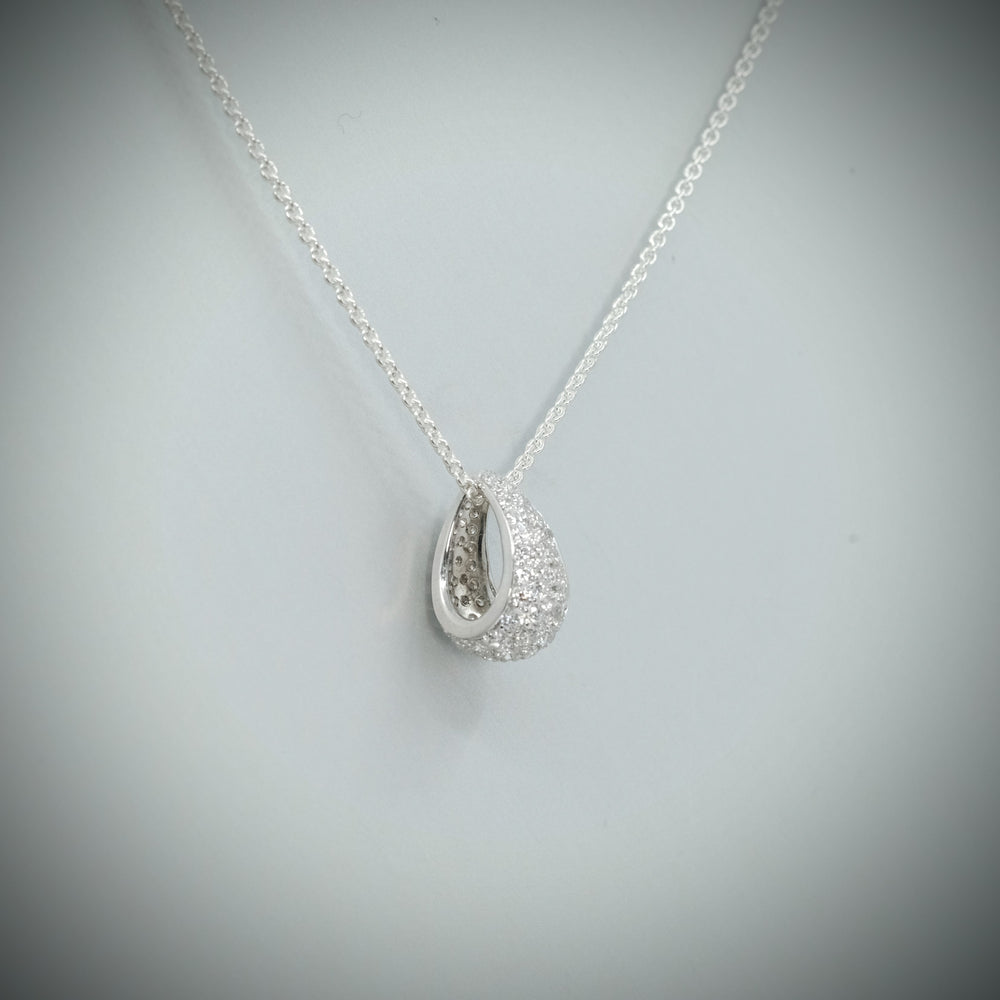 
                      
                        Bundova Pave Diamond Pendant
                      
                    