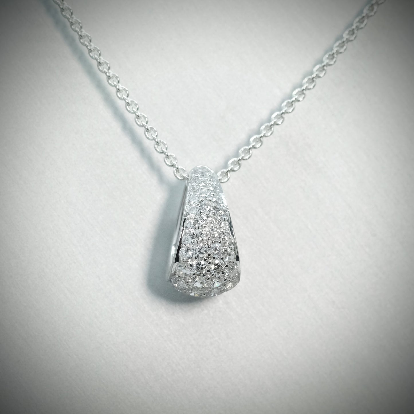 Bundova Pave Diamond Pendant