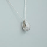 Bundova all-over pave diamond pendant