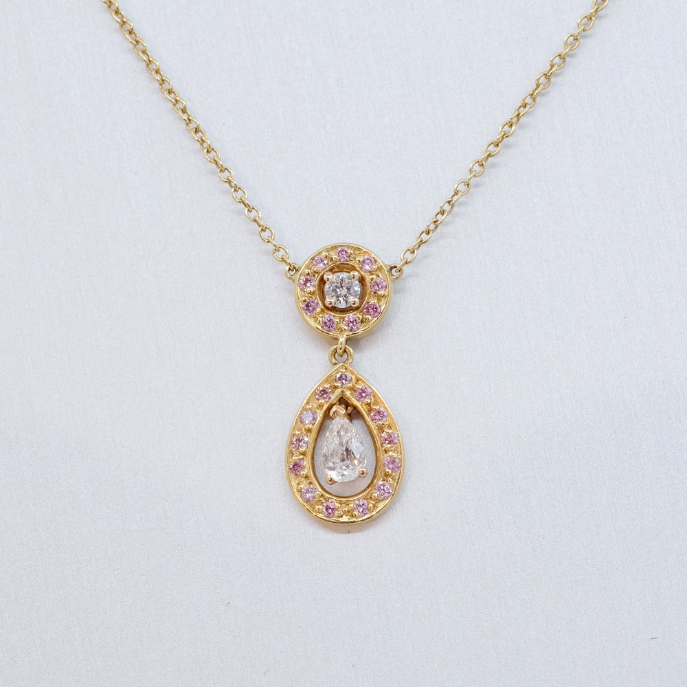 'Mignon' Pink Diamond Pendant