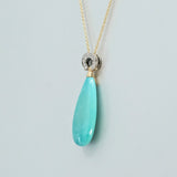 'Hollywood' Turquoise and Diamond Pendant