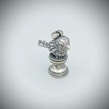 Sterling Silver bird shaped pendant