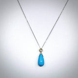'Hollywood' Turquoise and Diamond Pendant Large