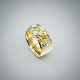 'Meteor' Yellow Diamond Ring