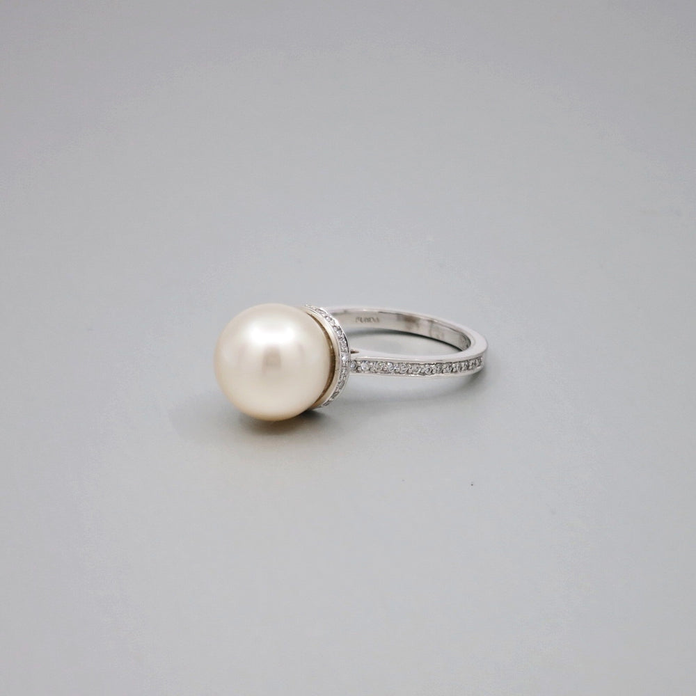 
                      
                        'Tanara' Pearl and Diamond Ring
                      
                    