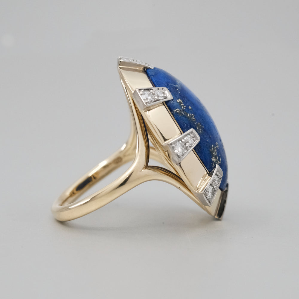 
                      
                        'Apus' Lapis Lazuli Oval Ring
                      
                    