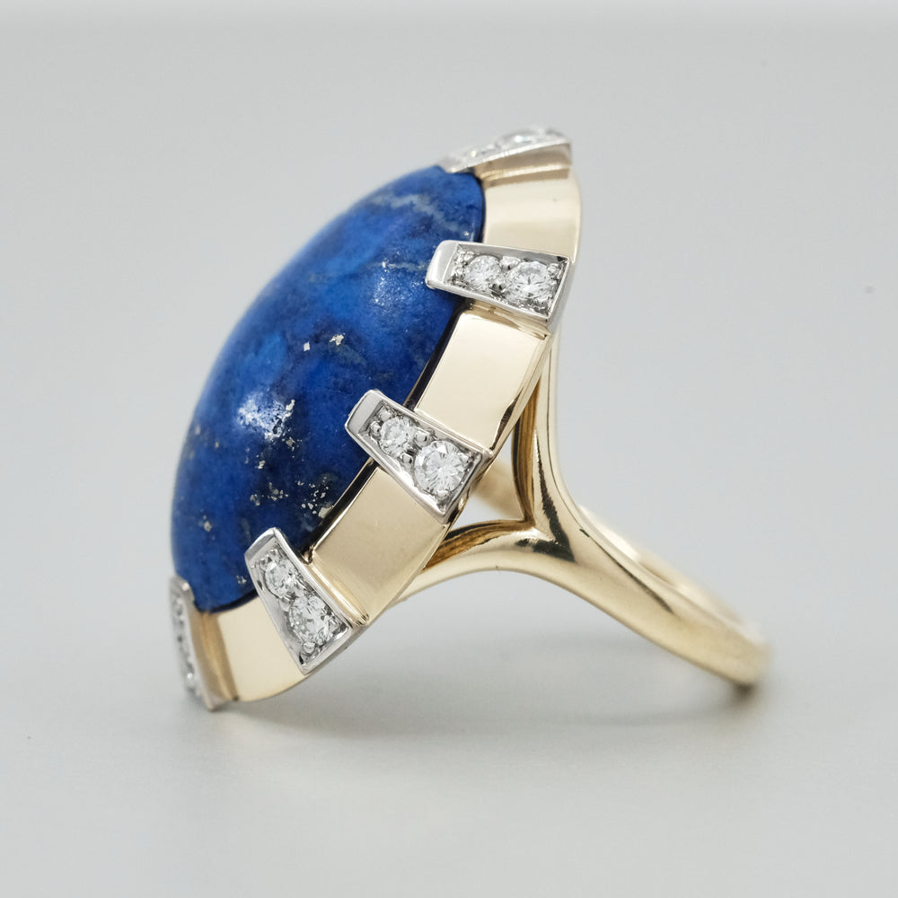 
                      
                        'Apus' Lapis Lazuli Oval Ring
                      
                    