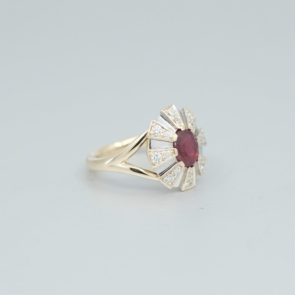 
                      
                        'Apus' Ruby and Diamond Ring
                      
                    