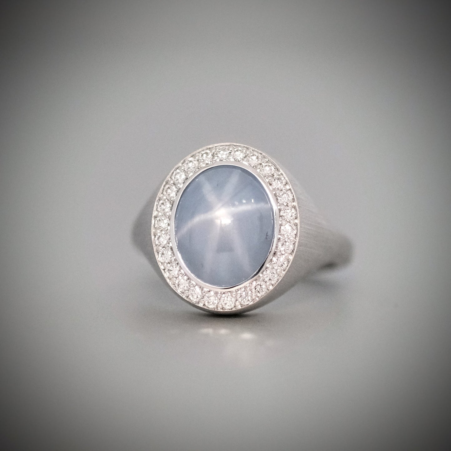 Corvus Star Sapphire Ring