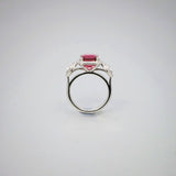 'Estate' Tourmaline and Diamond Ring