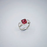 'Estate' Tourmaline and Diamond Ring