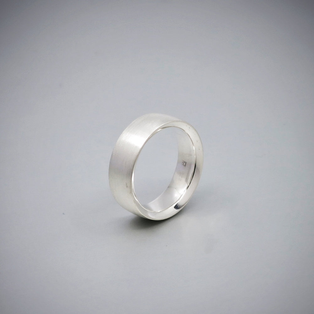 'Baggio' Sterling silver ring