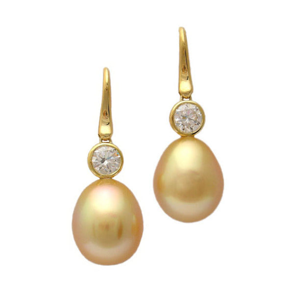 
                      
                        'Serpens' Australian South Sea pearl earrings
                      
                    