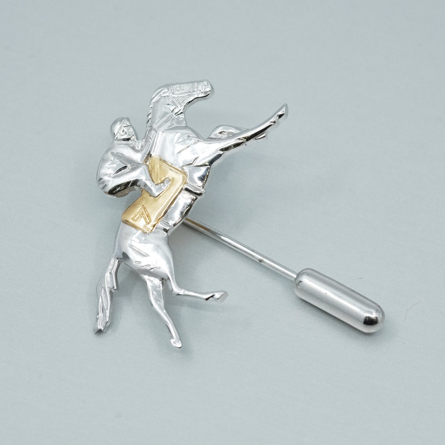 Equestrian Gold pin