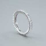Saturn Wire Eternity Ring
