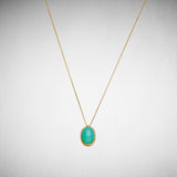 'Devo' Chrysoprase Pendant Large