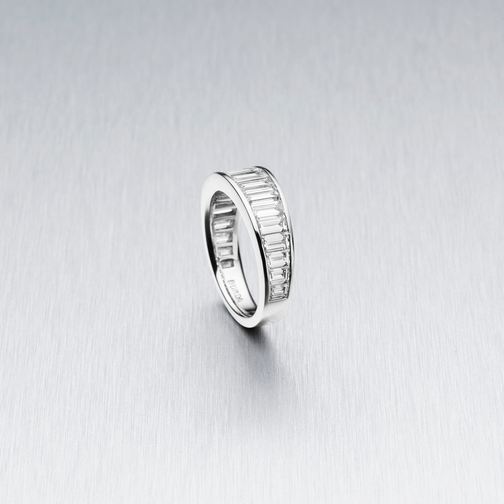 'Lovers' Baguette Diamond Eternity Ring