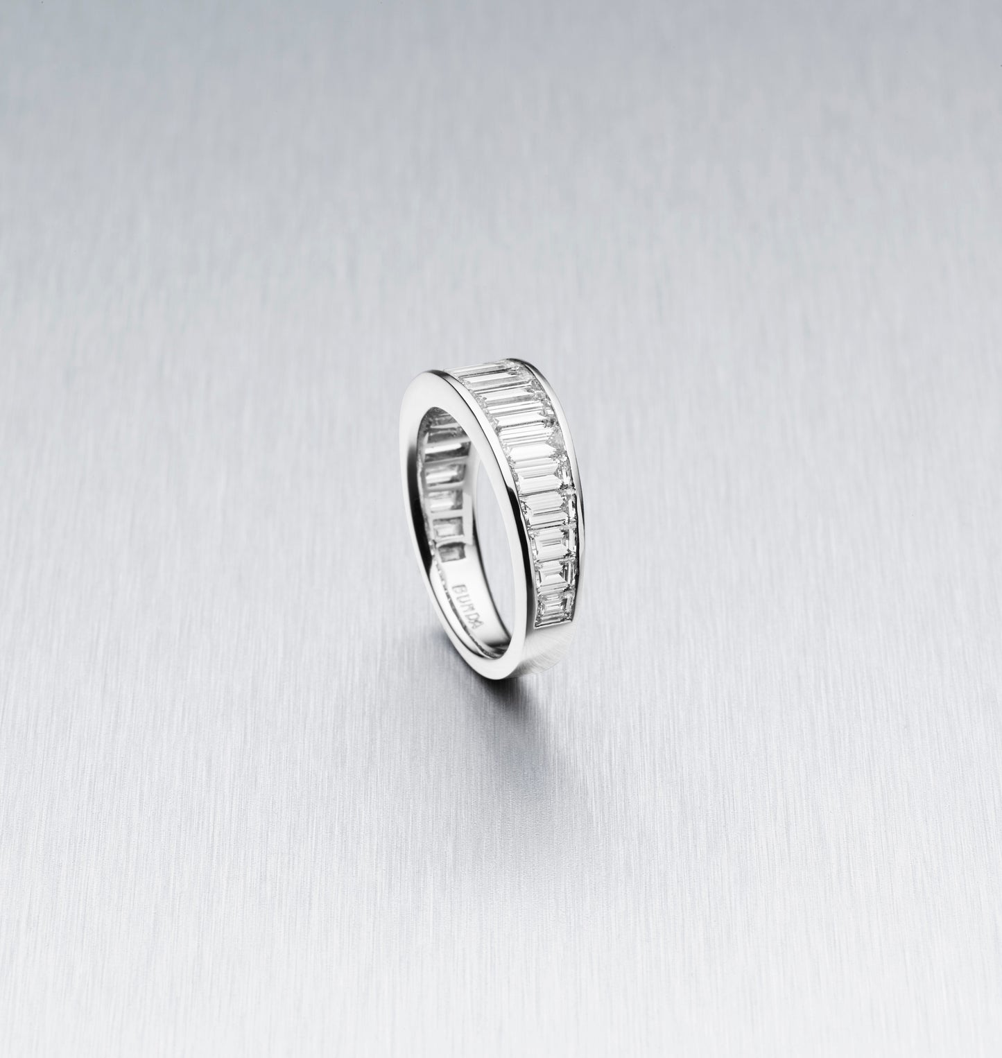 'Lovers' Baguette Diamond Eternity Ring