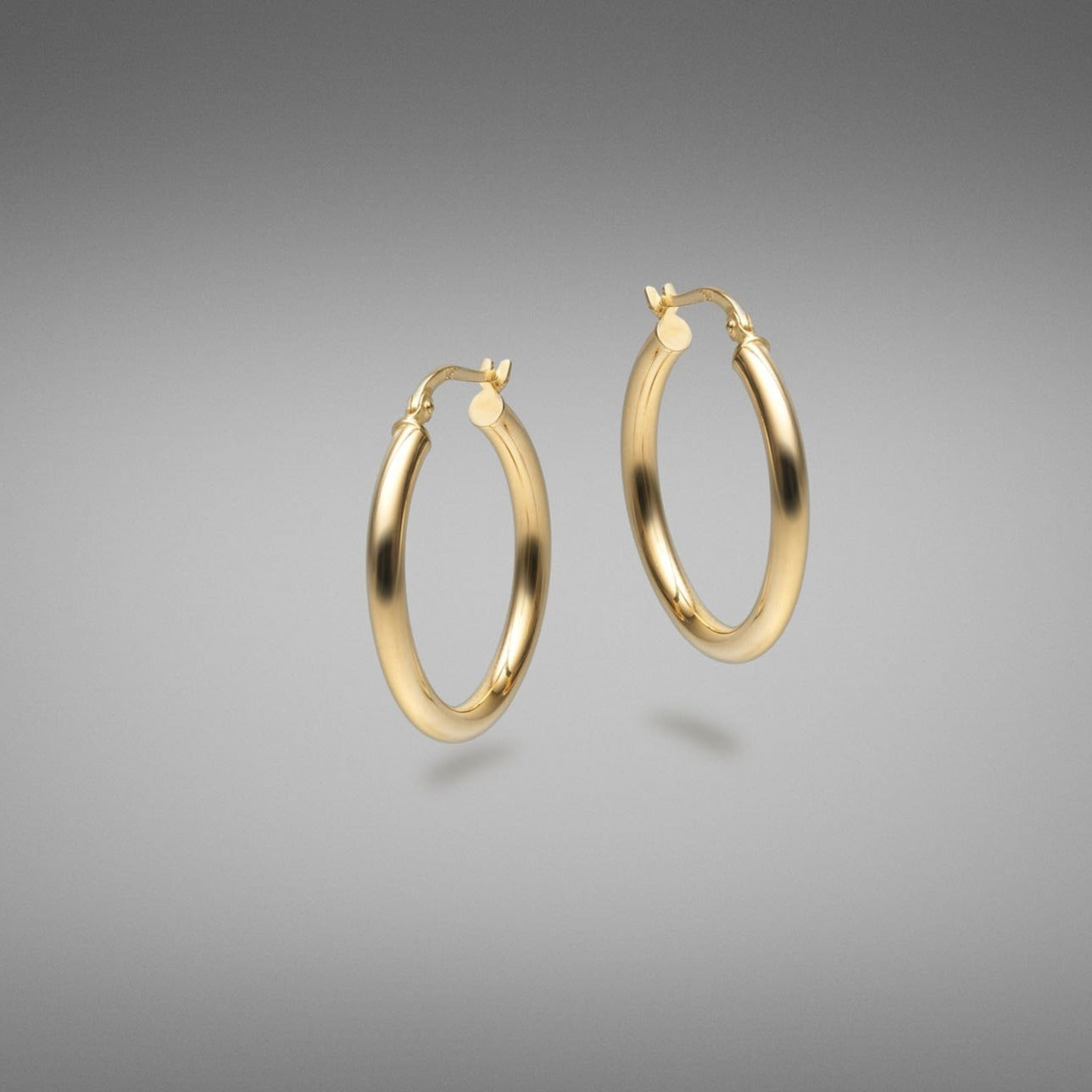 'Hoops' in 18ct Yellow Gold 2.1cm