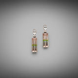 LANDforms Watermelon Tourmalines and Diamond Drop earrings