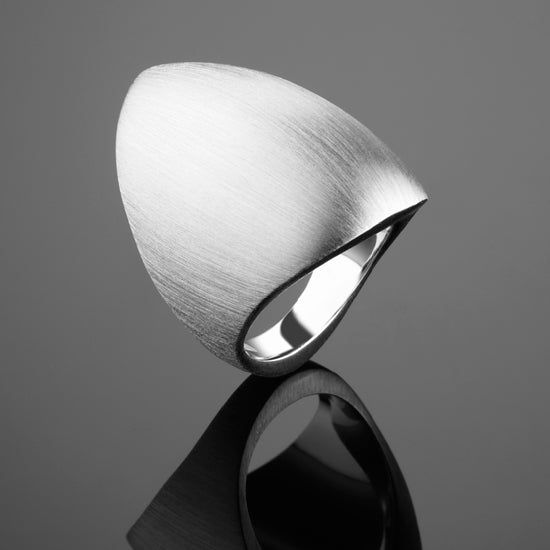 'Lava' Silver Ring