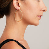 'Hoops' in 18ct Yellow & Rose Gold 5cm