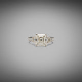 Volans Diamond Ring with Emerald cut 4.07ct Diamond