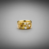 'Meteor' Yellow Diamond Ring